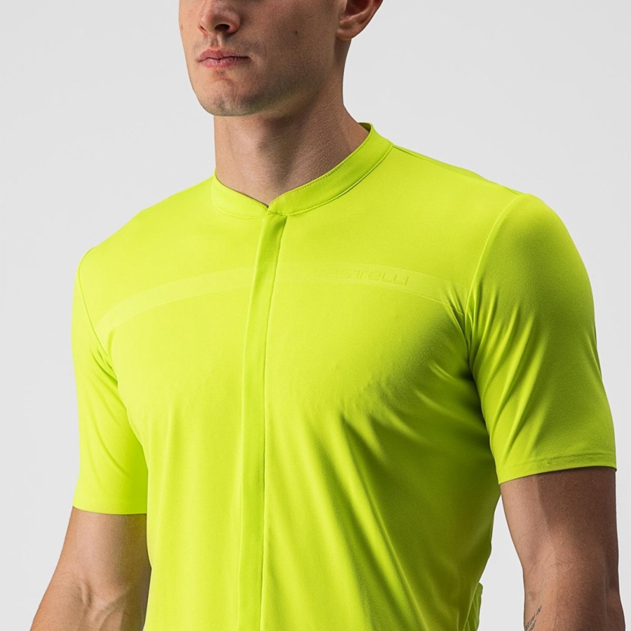 Maillot Castelli UNLIMITED ALLROAD Homme Vert Clair | PRNLV-5621