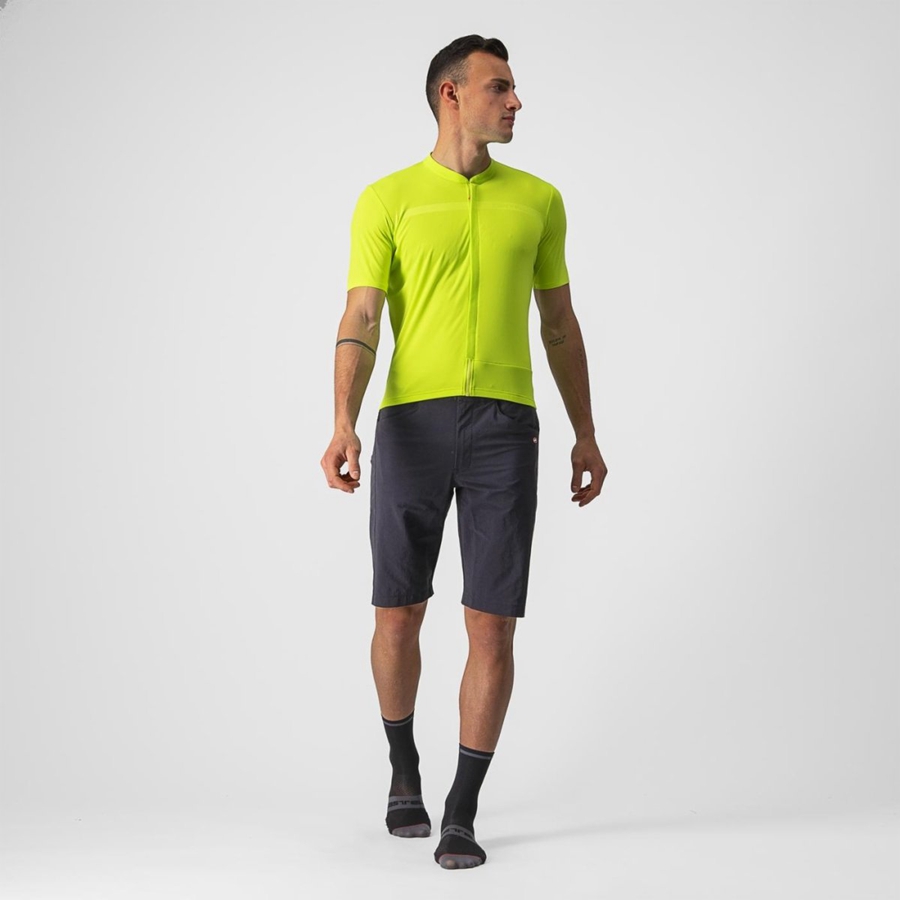 Maillot Castelli UNLIMITED ALLROAD Homme Vert Clair | PRNLV-5621