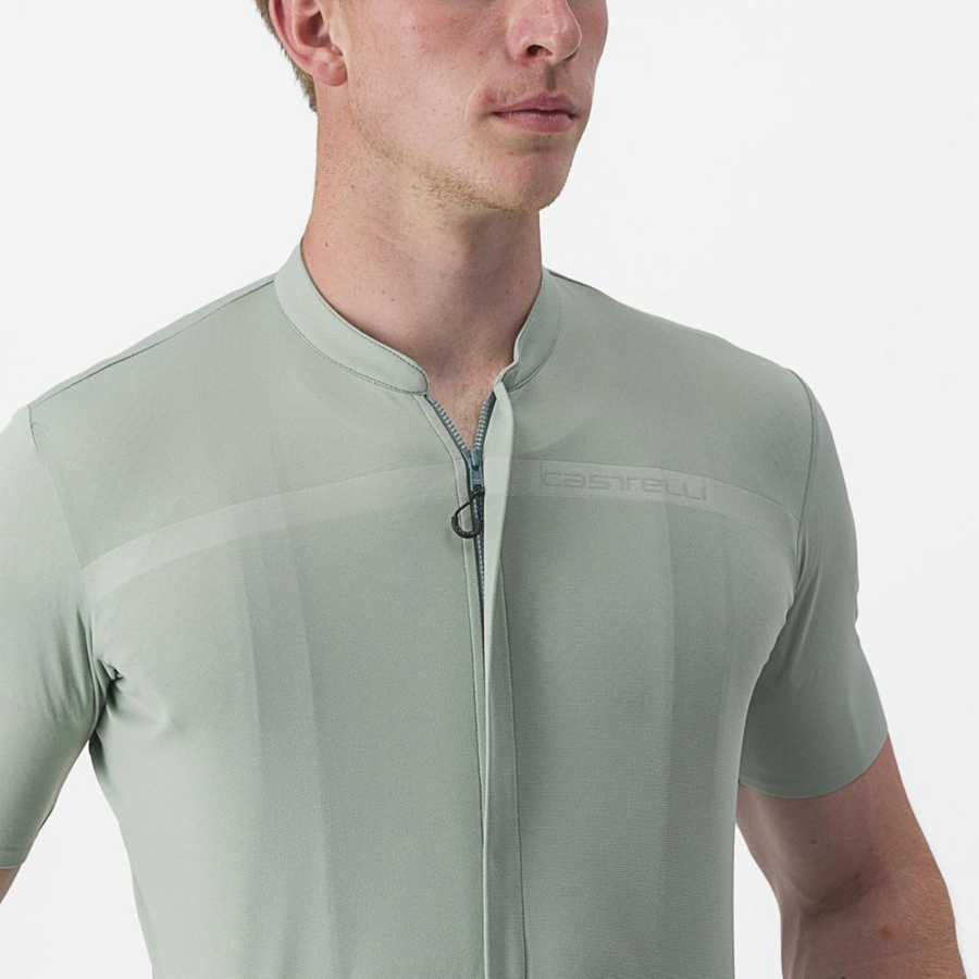 Maillot Castelli UNLIMITED ALLROAD Homme Vert | UTLCV-9645