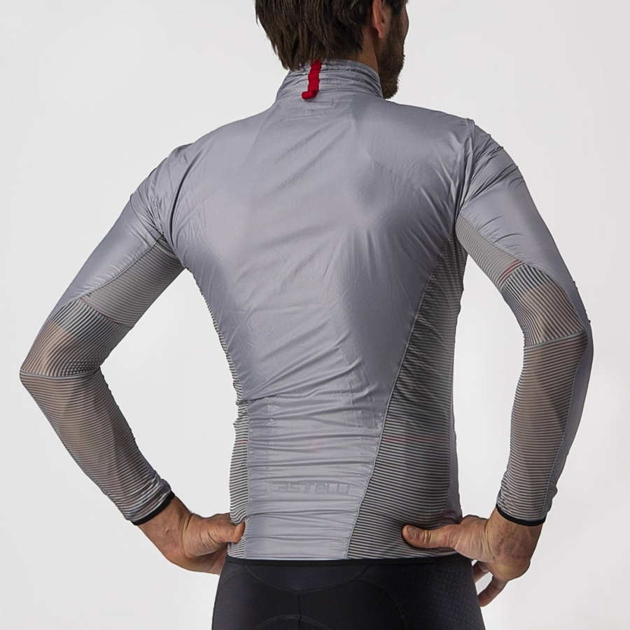 Protection Castelli ARIA SHELL Homme Argent Grise | BXIVP-9865