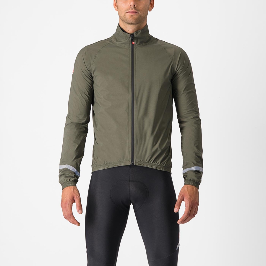 Protection Castelli EMERGENCY 2 RAIN Homme Vert | ELBYP-1253