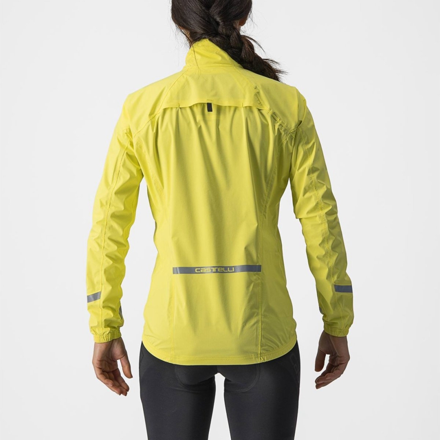 Protection Castelli EMERGENCY 2 W RAIN Femme Jaune | RFNLC-6894