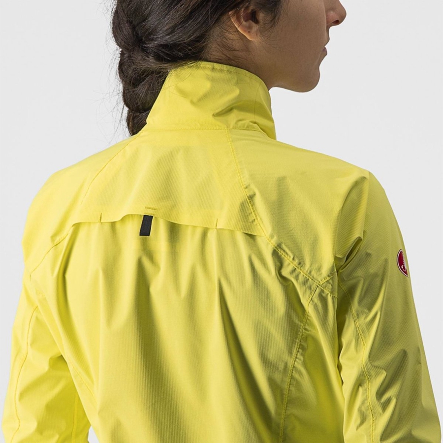 Protection Castelli EMERGENCY 2 W RAIN Femme Jaune | RFNLC-6894