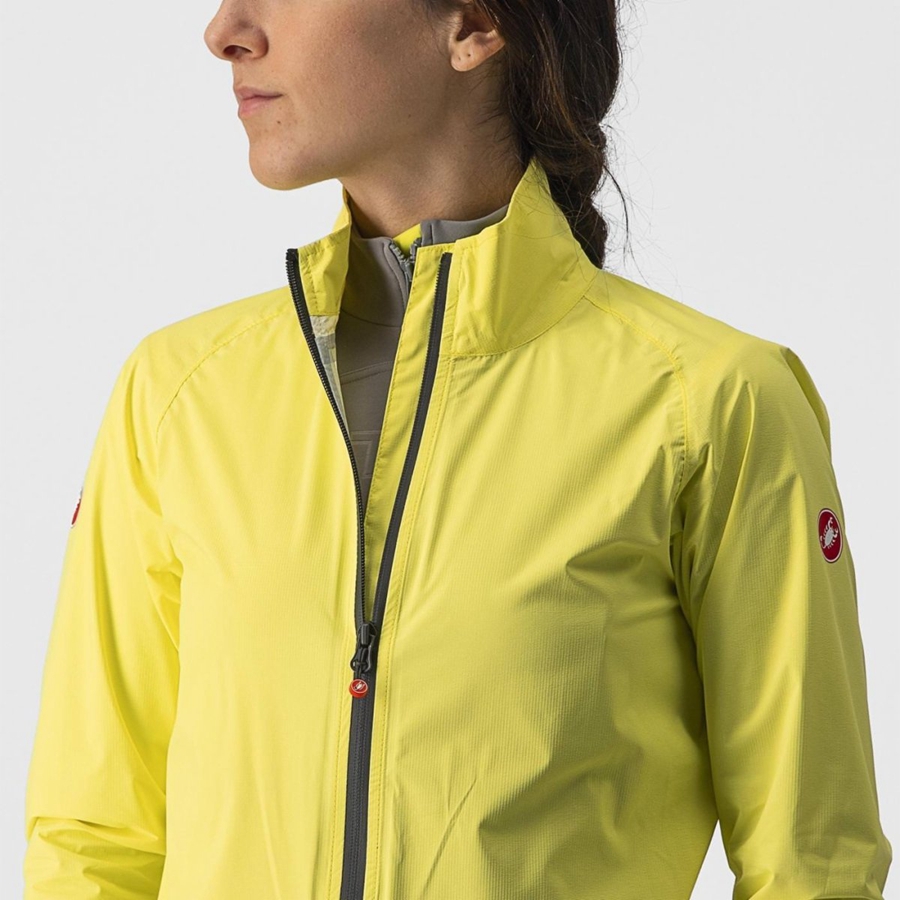 Protection Castelli EMERGENCY 2 W RAIN Femme Jaune | RFNLC-6894