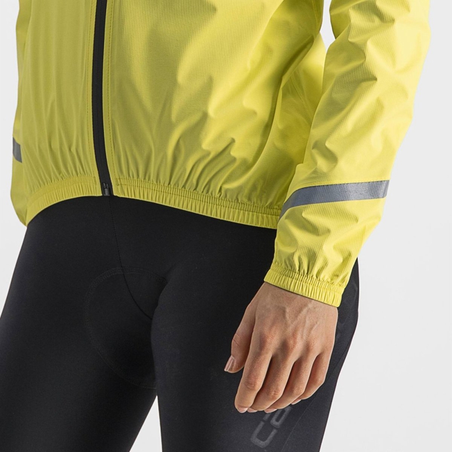 Protection Castelli EMERGENCY 2 W RAIN Femme Jaune | RFNLC-6894