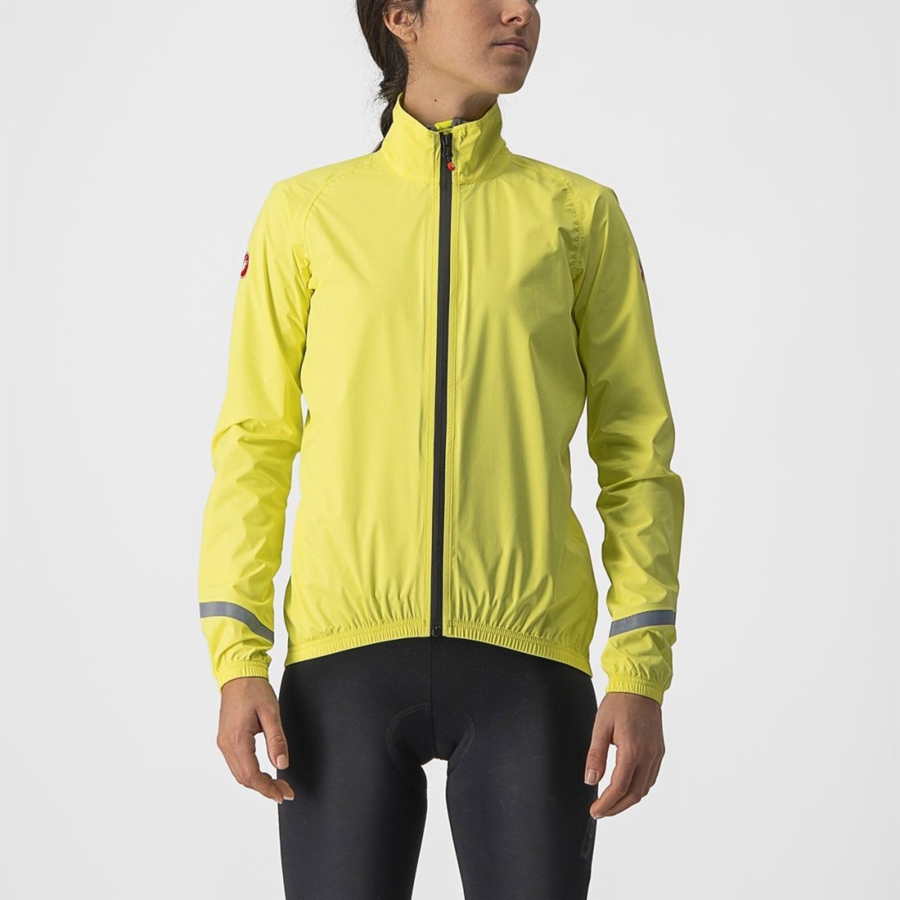 Protection Castelli EMERGENCY 2 W RAIN Femme Jaune | RFNLC-6894