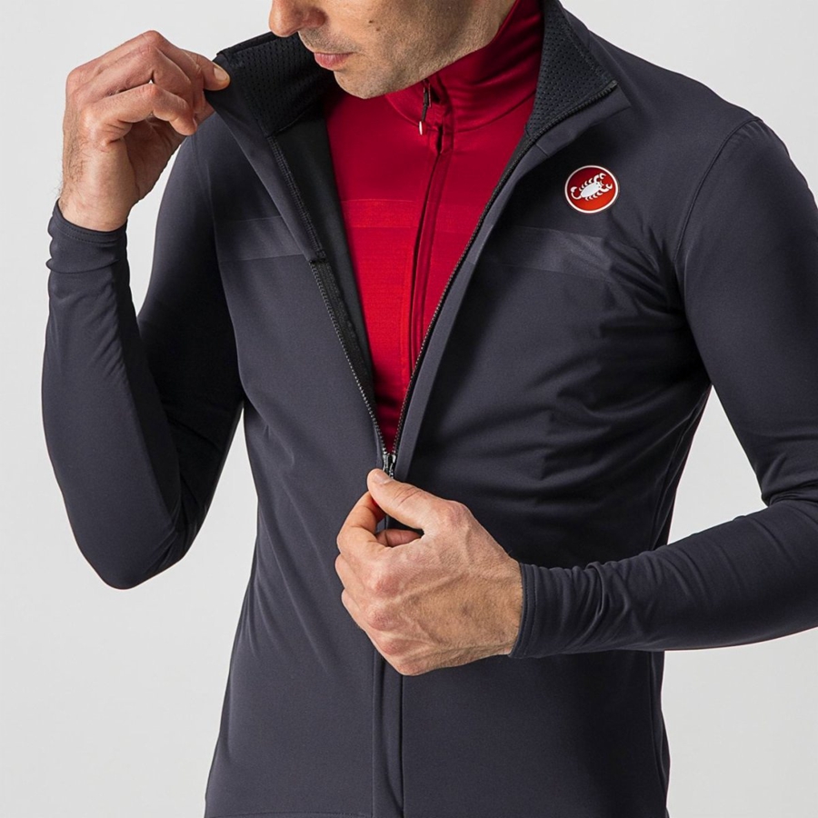 Protection Castelli GOCCIA Homme Grise Foncé | FRVCU-4378