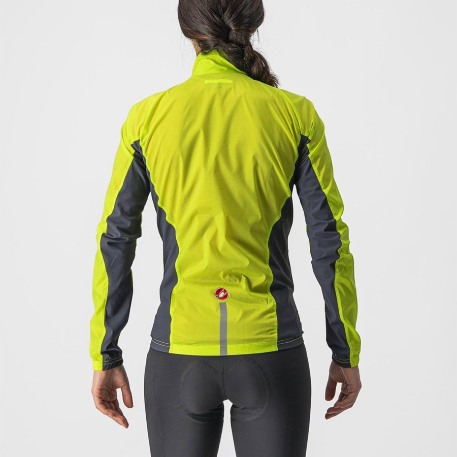 Protection Castelli SQUADRA STRETCH W Femme Vert Clair Grise Foncé | KHNFV-1670