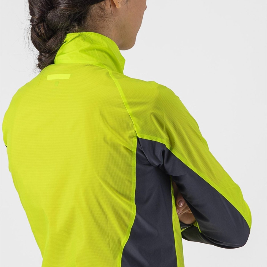 Protection Castelli SQUADRA STRETCH W Femme Vert Clair Grise Foncé | KHNFV-1670