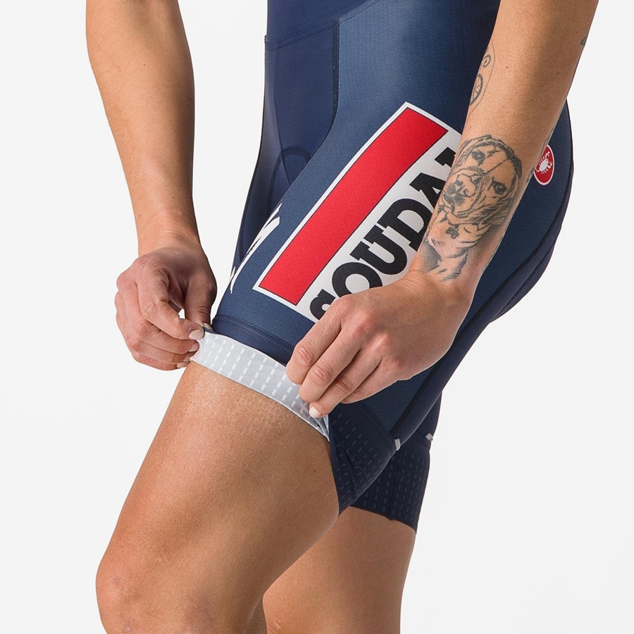 Short Castelli COMPETIZIONE W Femme Bleu Blanche | JHZDR-9086