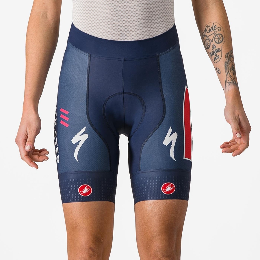 Short Castelli COMPETIZIONE W Femme Bleu Blanche | JHZDR-9086