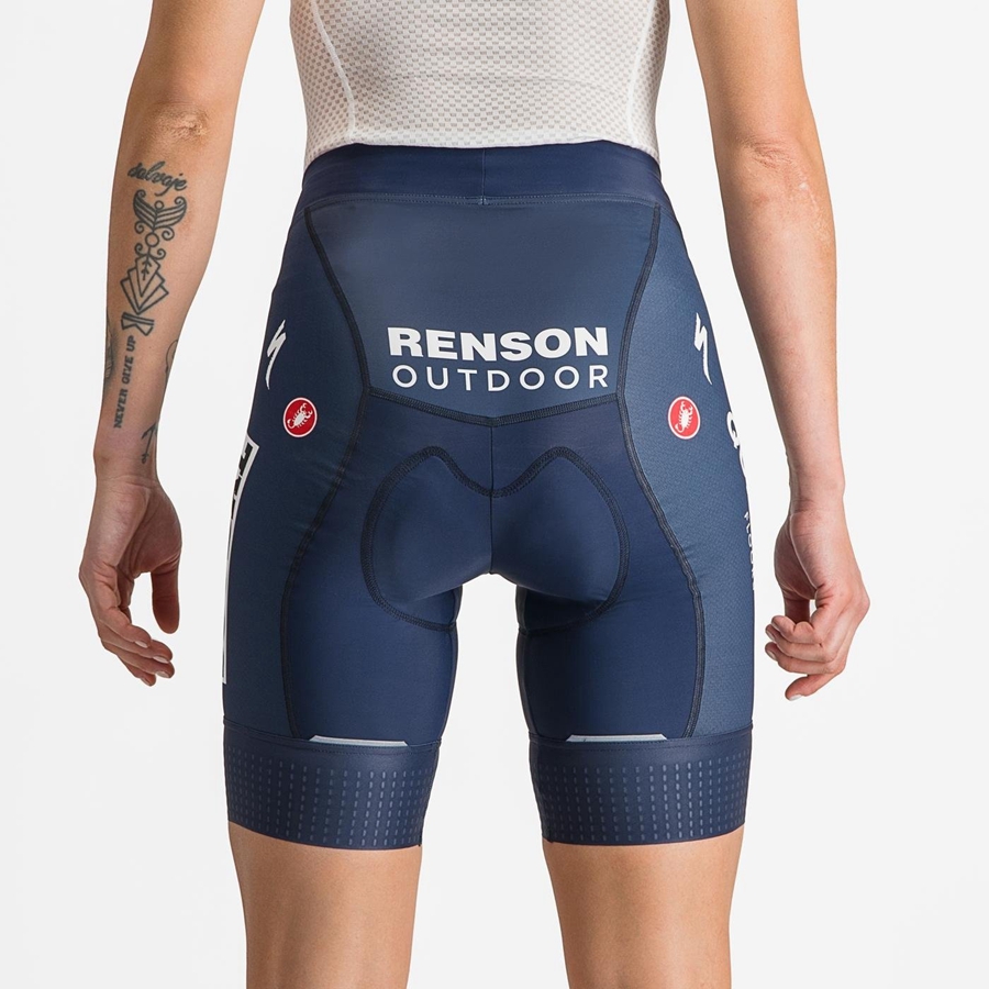 Short Castelli COMPETIZIONE W Femme Bleu Blanche | JHZDR-9086