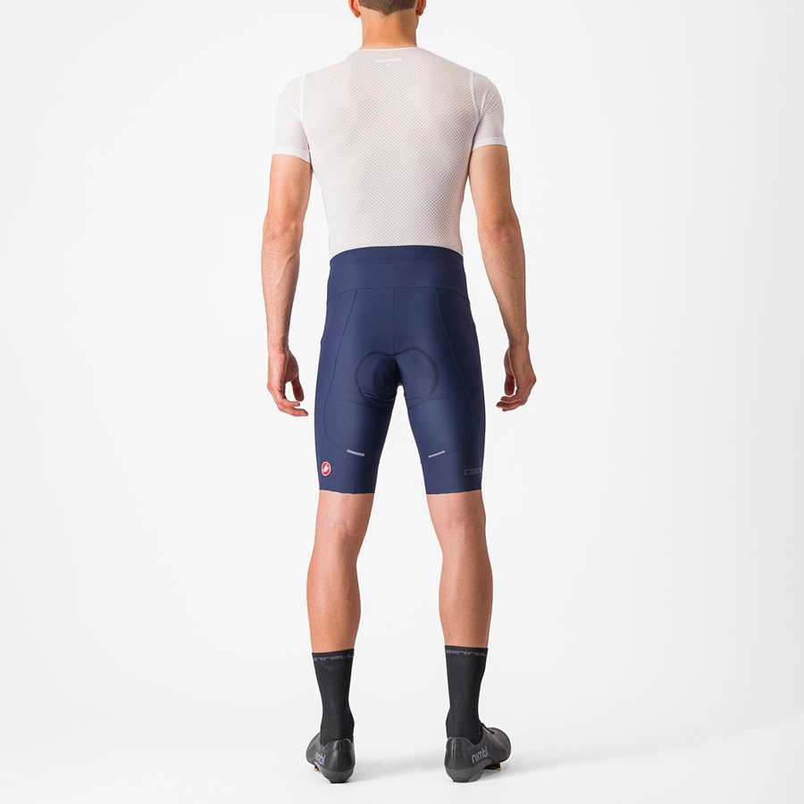 Short Castelli ESPRESSO Homme Bleu | QPUTL-8392