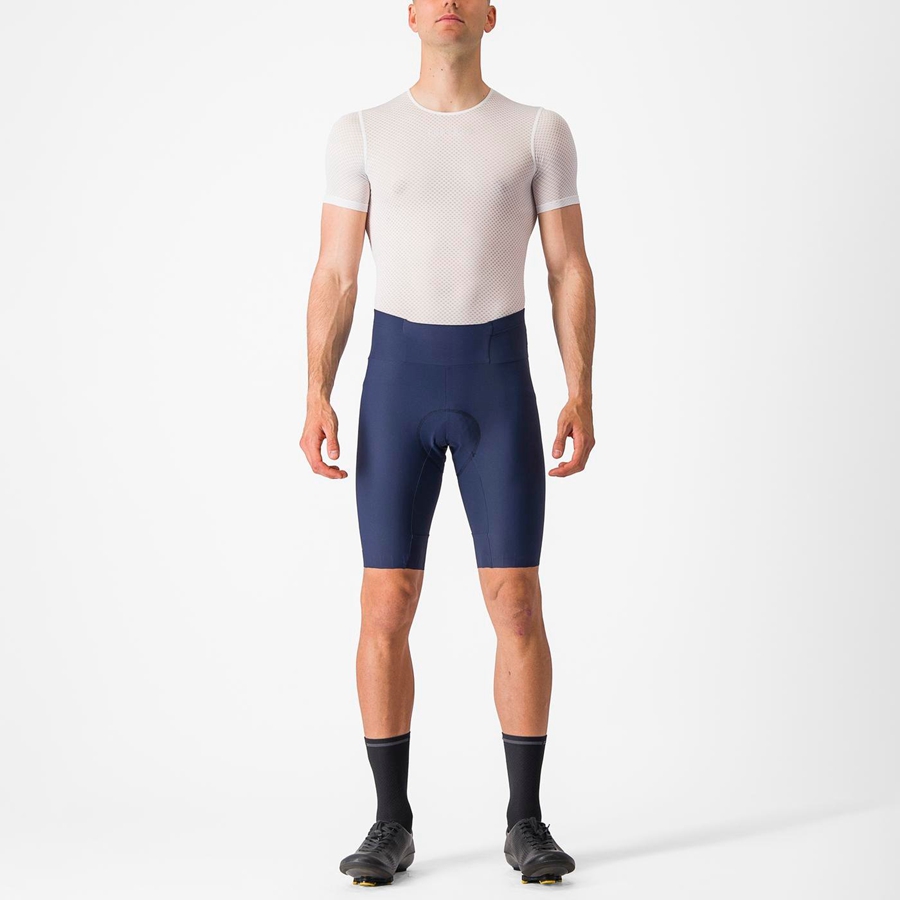 Short Castelli ESPRESSO Homme Bleu | QPUTL-8392