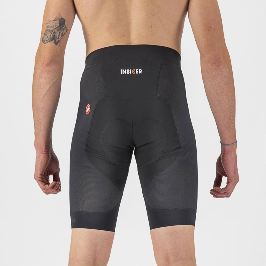 Short Castelli INSIDER Homme Noir | MNGHZ-8713