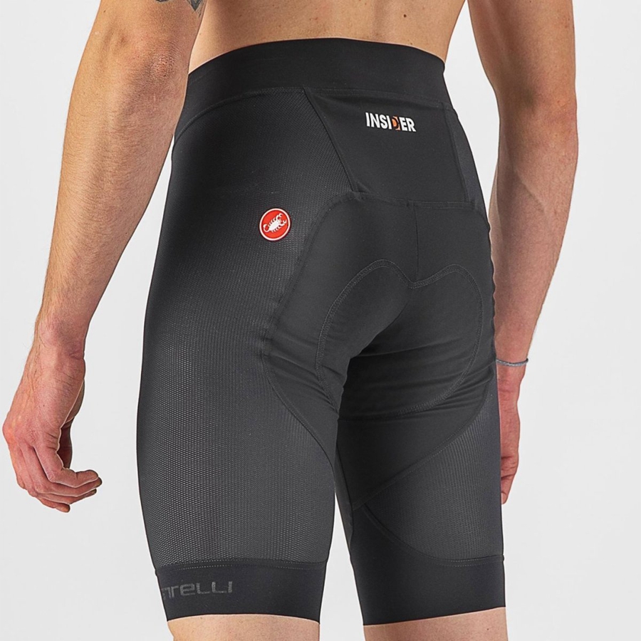 Short Castelli INSIDER Homme Noir | MNGHZ-8713