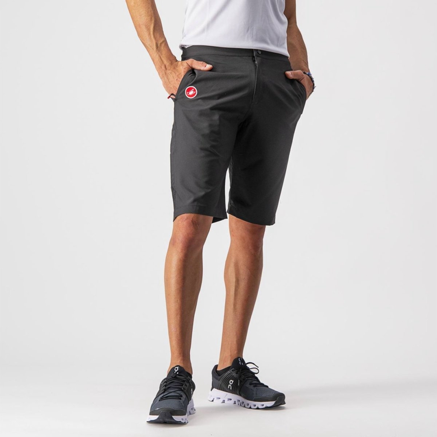 Short Castelli MILANO Homme Noir | GNBRF-3456