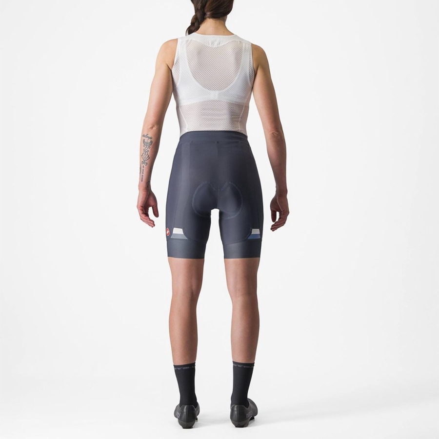 Short Castelli PRIMA Femme Bleu | DKVPM-8431