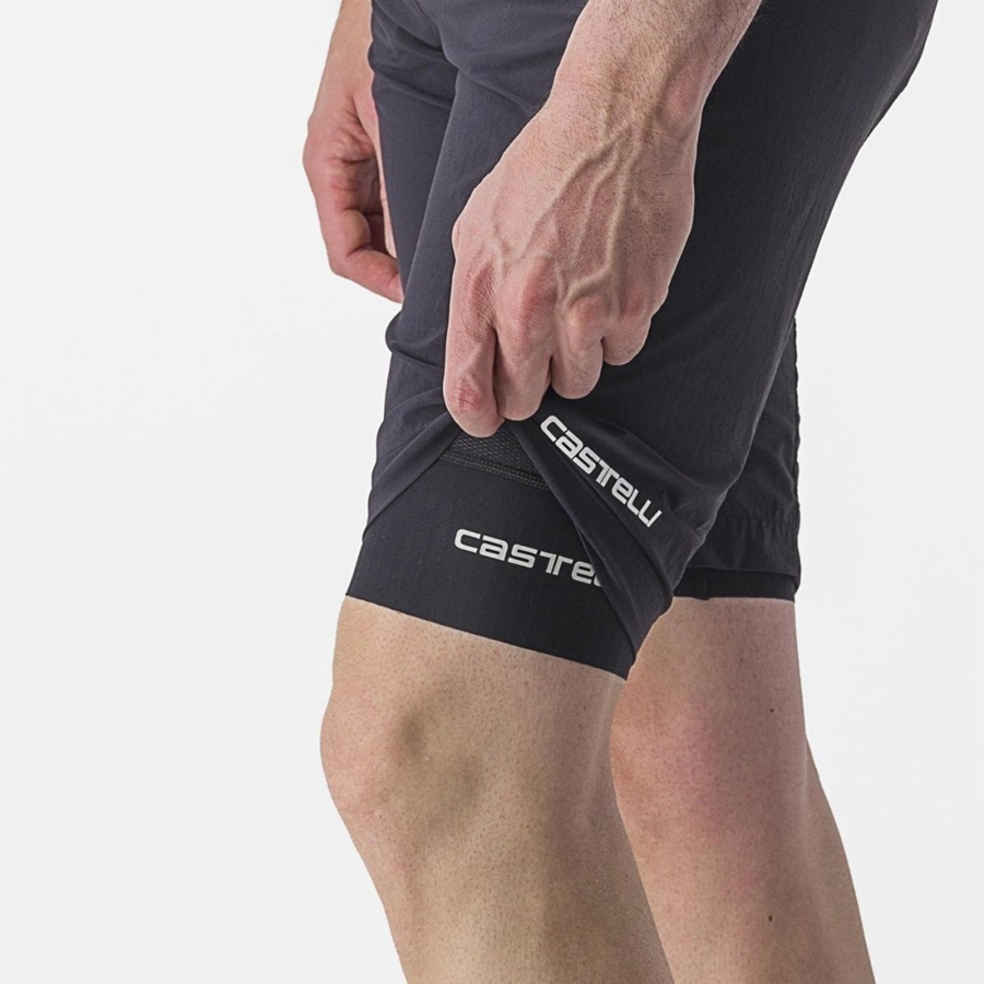 Short Castelli TRAIL LINER Homme Noir | FCZRJ-5804