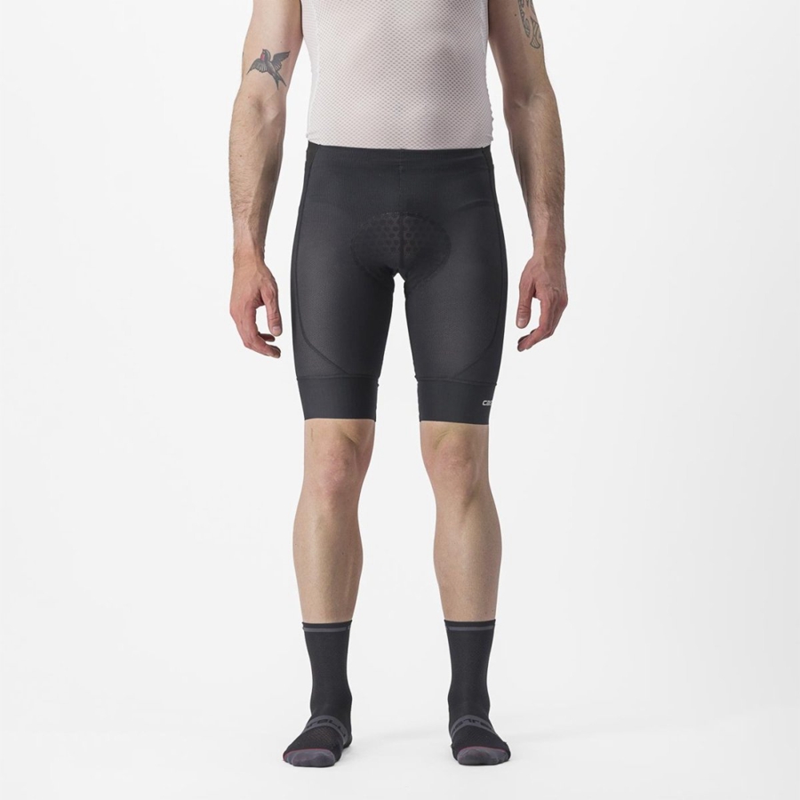 Short Castelli TRAIL LINER Homme Noir | FCZRJ-5804