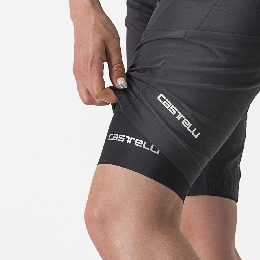 Short Castelli TRAIL W LINER Femme Noir | NKOUI-0964