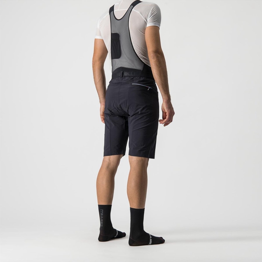 Short Castelli UNLIMITEDGY Homme Noir | FVQWN-4973