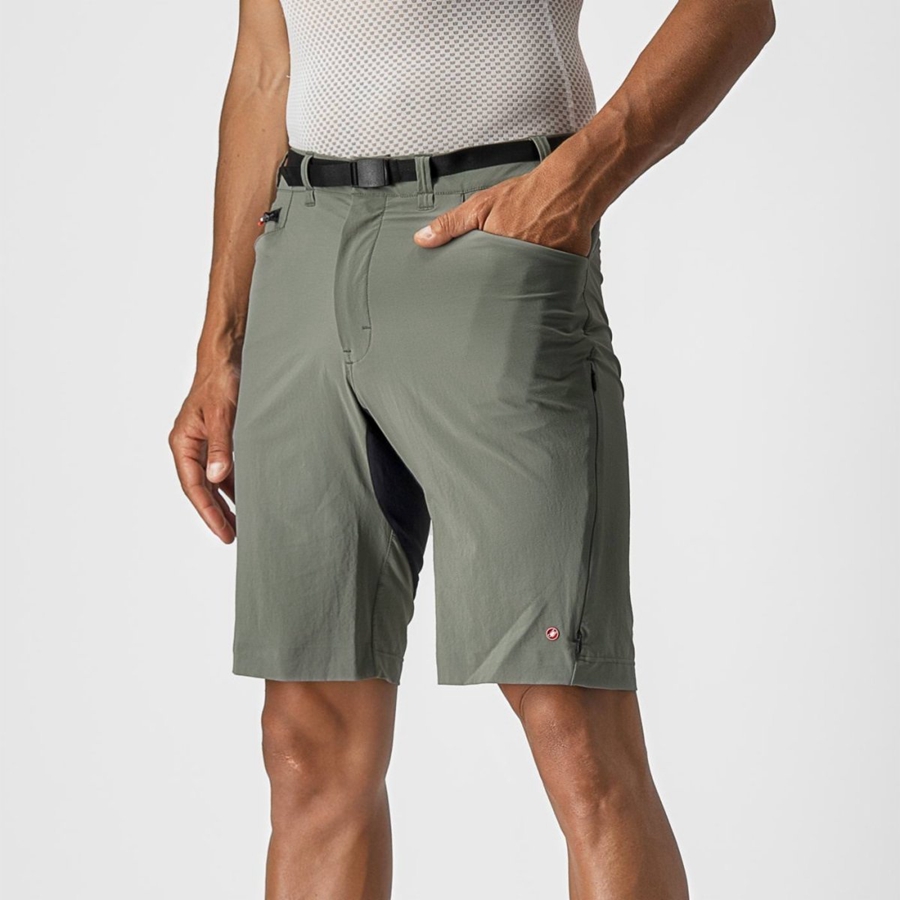 Short Castelli UNLIMITED TRAILGY Homme Grise | JHOLZ-7069