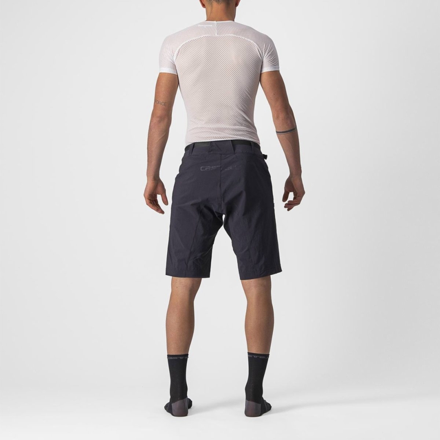 Short Castelli UNLIMITED TRAILGY Homme Noir | XKSNA-1923