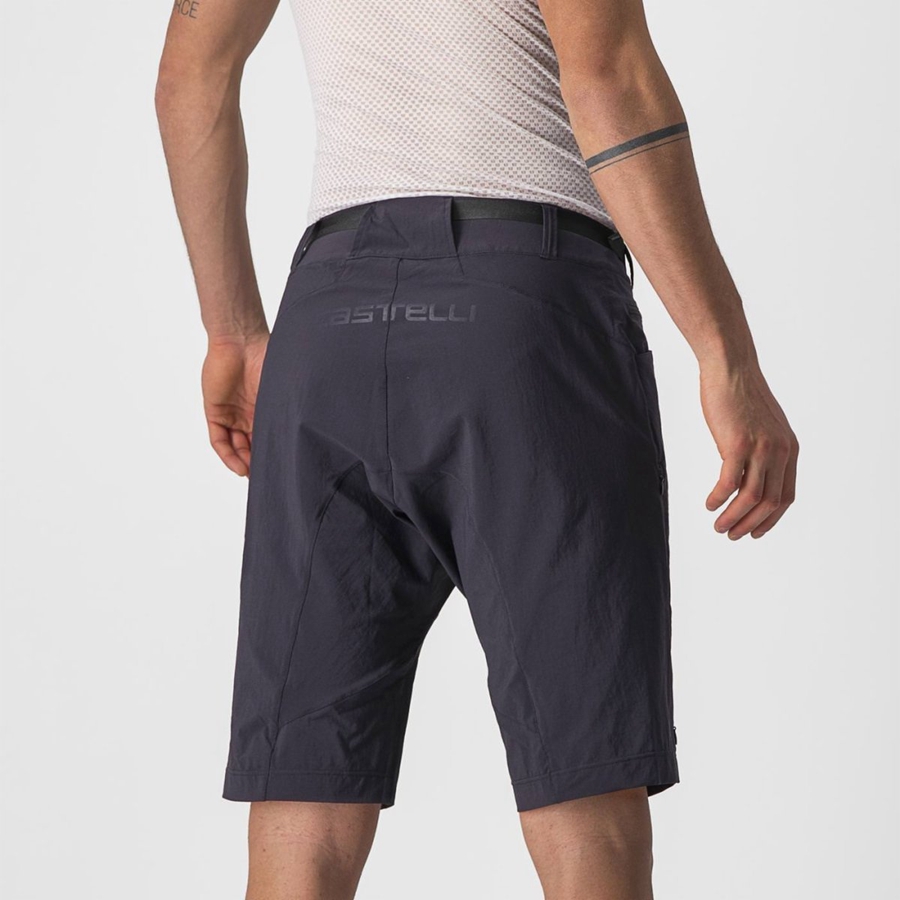 Short Castelli UNLIMITED TRAILGY Homme Noir | XKSNA-1923