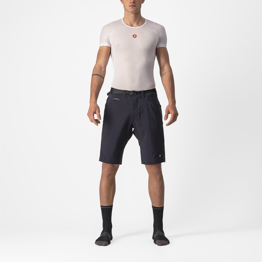 Short Castelli UNLIMITED TRAILGY Homme Noir | XKSNA-1923