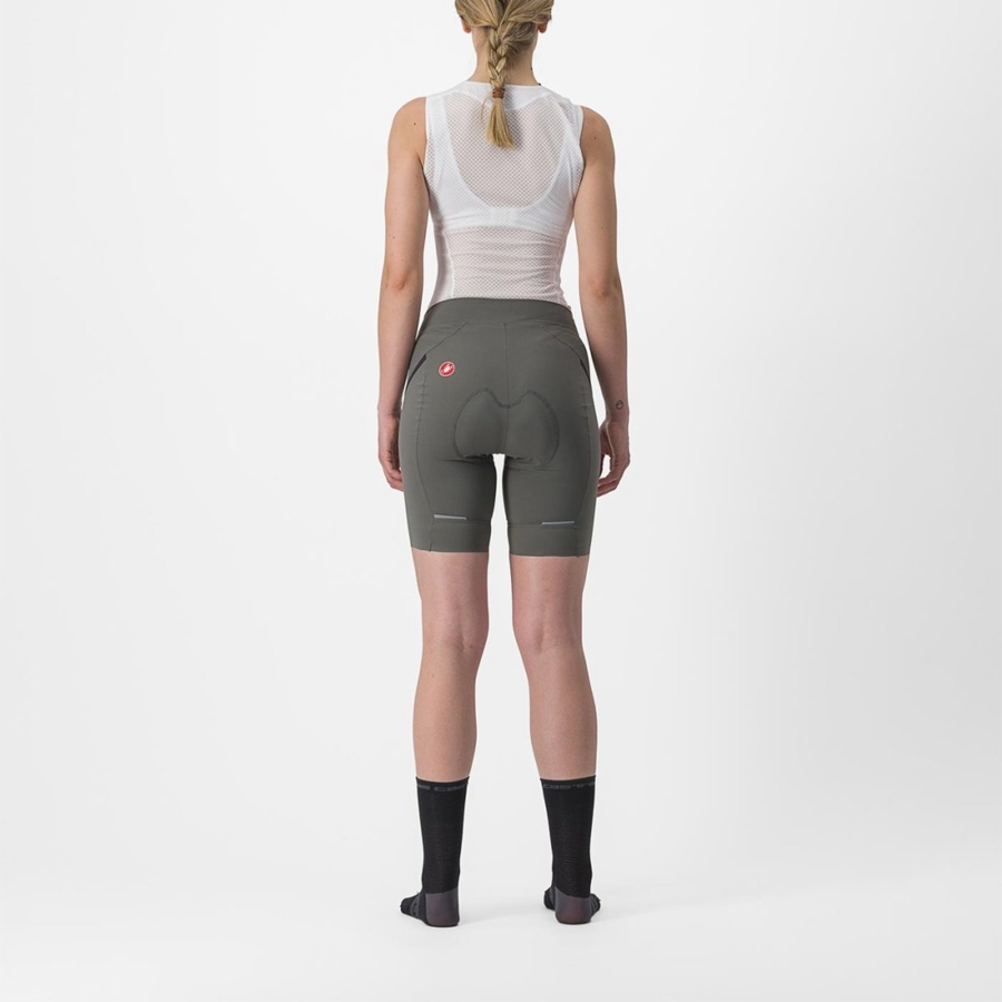 Short Castelli VELOCISSIMA 3 Femme Grise Grise Foncé | BDKGR-0512