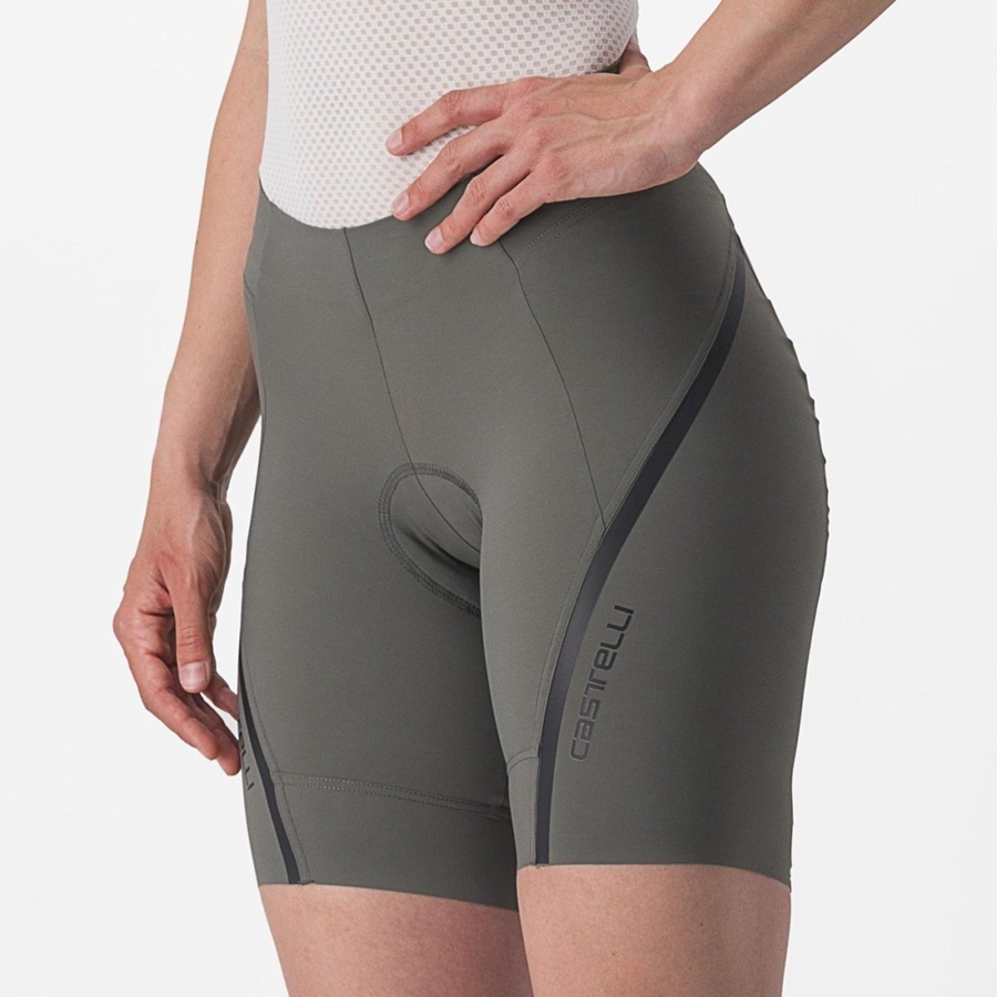 Short Castelli VELOCISSIMA 3 Femme Grise Grise Foncé | BDKGR-0512