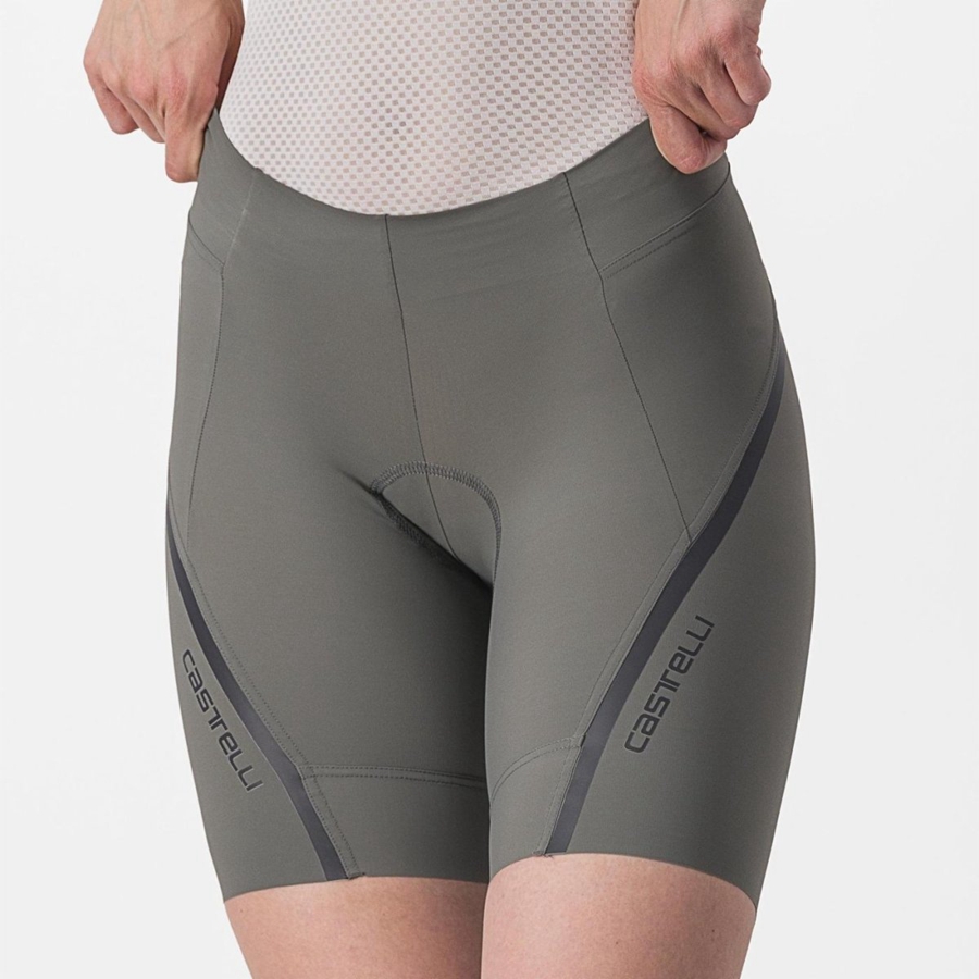 Short Castelli VELOCISSIMA 3 Femme Grise Grise Foncé | BDKGR-0512