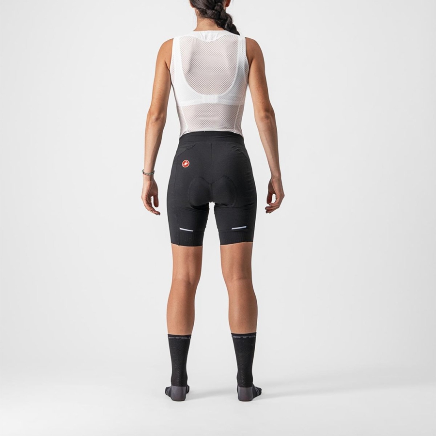 Short Castelli VELOCISSIMA 3 Femme Noir Noir | STHWL-1659