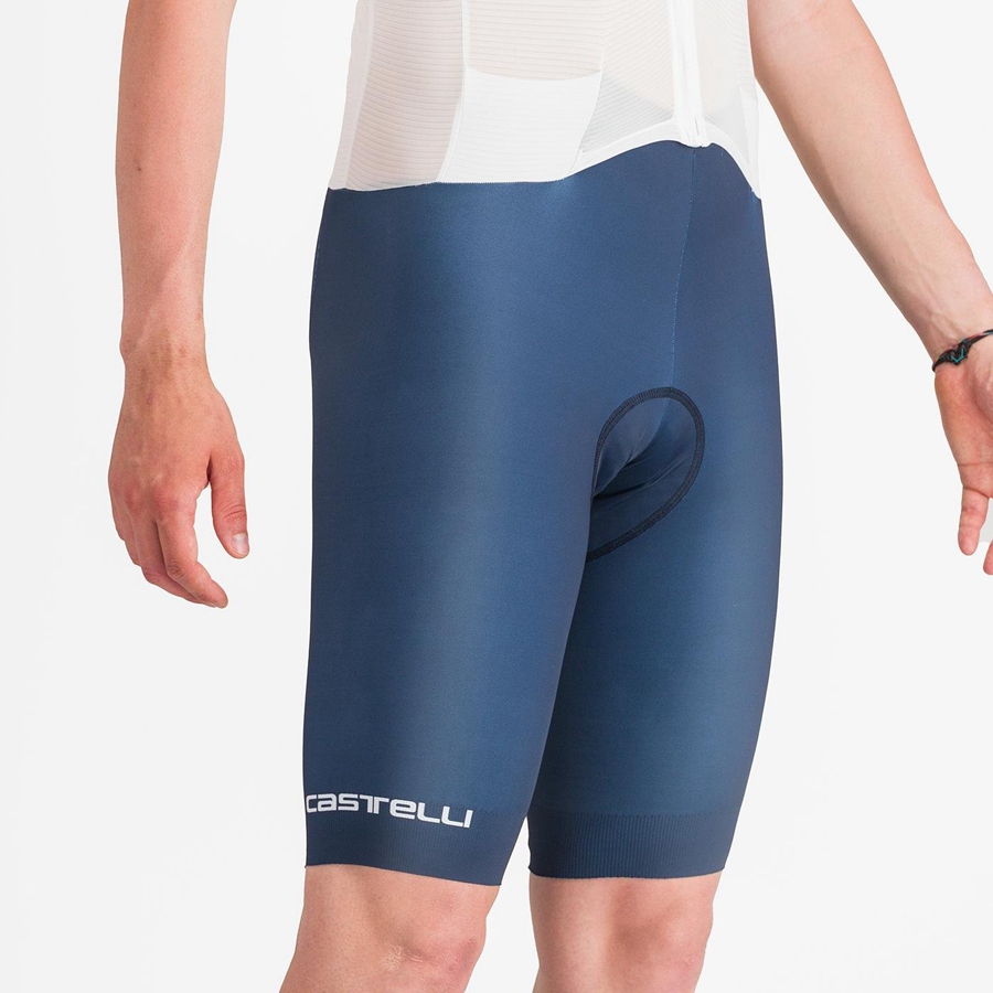 Speedsuit Castelli SANREMO BTW X2 Homme Blanche Bleu | VFBQI-2138