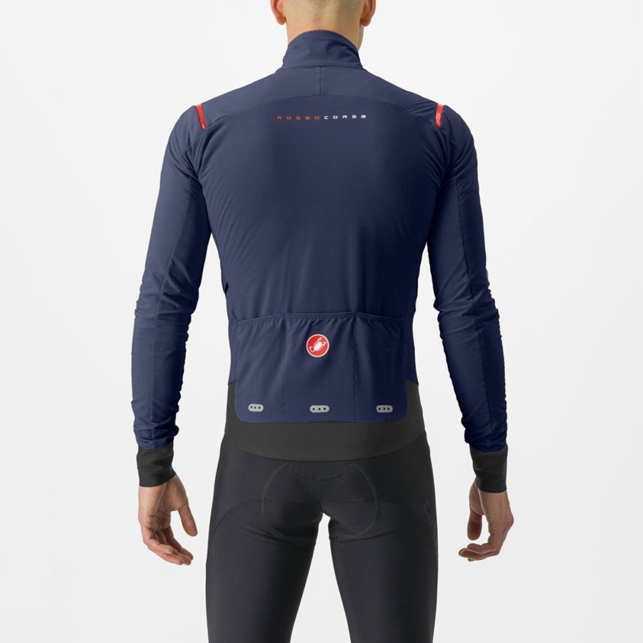 Vestes Castelli ALPHA FLIGHT ROS Homme Bleu Rouge | NATMF-4752