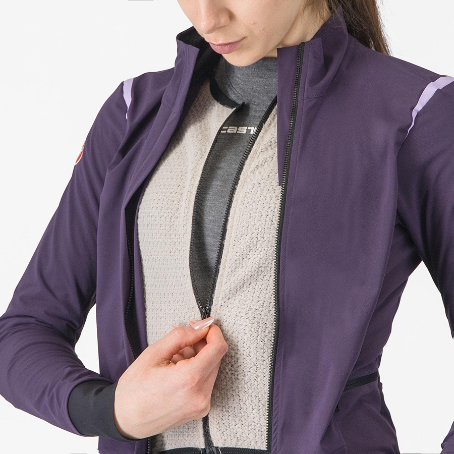 Vestes Castelli ALPHA FLIGHT ROS W Femme Violette | CXZQA-4309