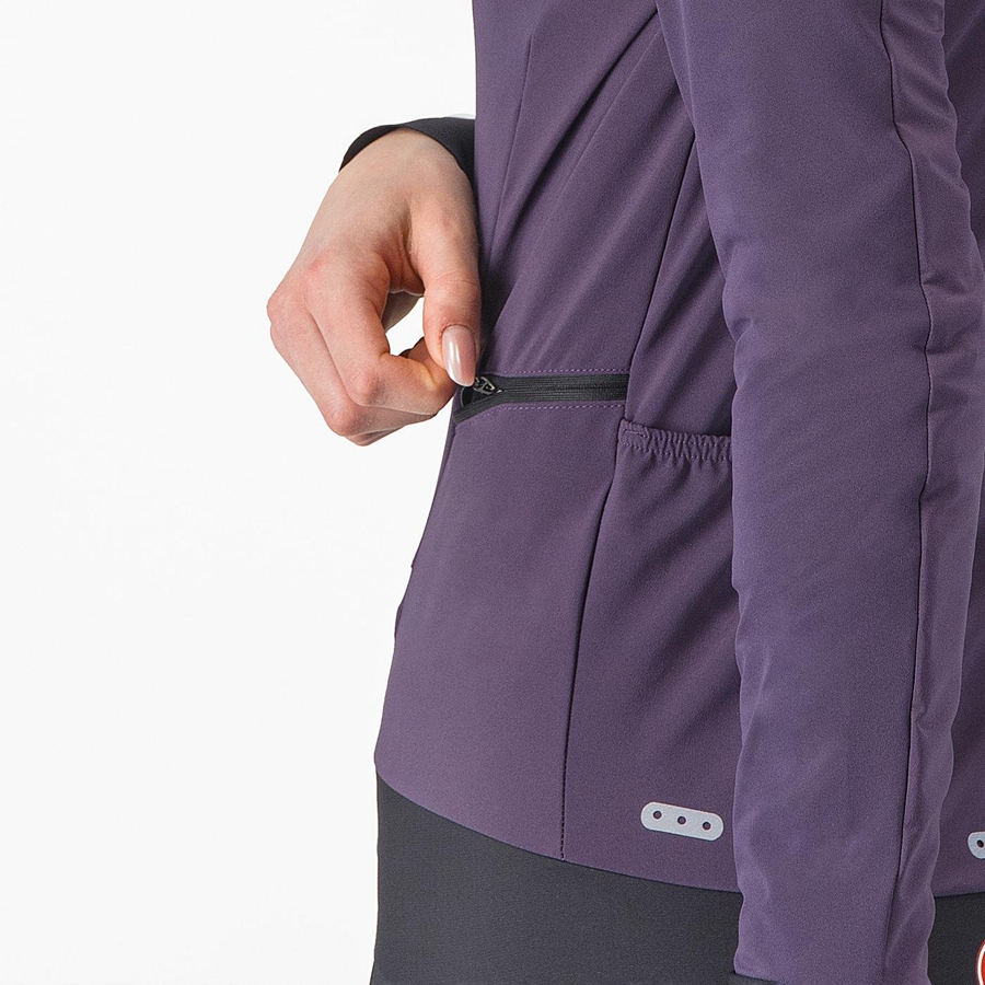 Vestes Castelli ALPHA FLIGHT ROS W Femme Violette | CXZQA-4309