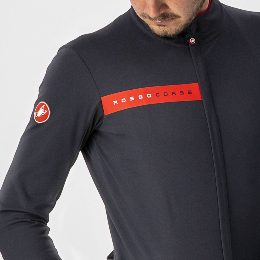 Vestes Castelli BETA RoS Homme Noir Rouge | QZXUP-3208