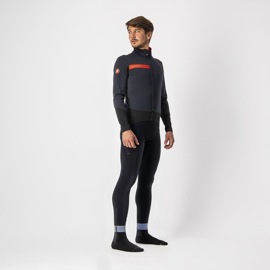 Vestes Castelli BETA RoS Homme Noir Rouge | QZXUP-3208