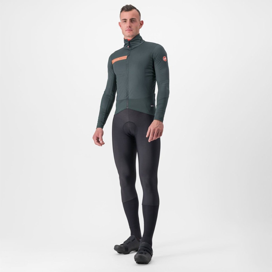 Vestes Castelli BETA RoS Homme Vert Rouge Orange | DQJRC-9586