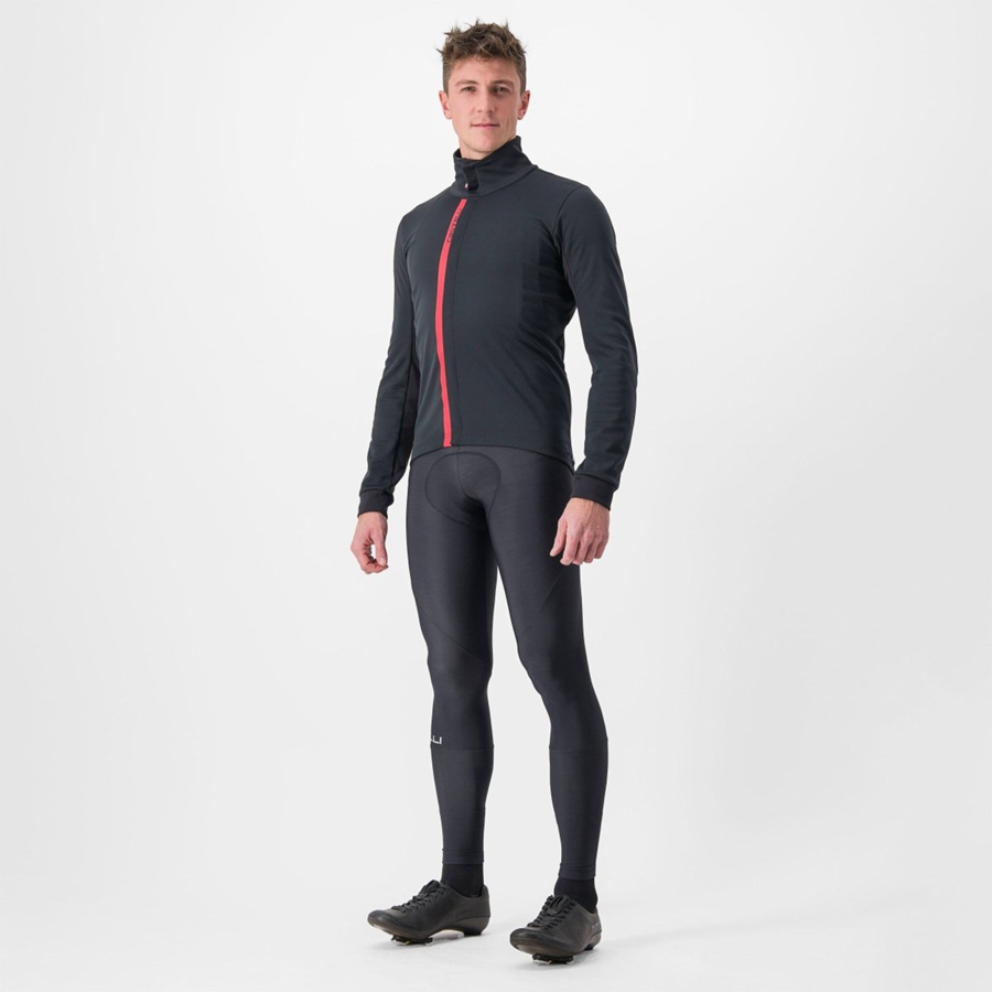 Vestes Castelli ENTRATA Homme Noir Rouge | ROJXL-5801