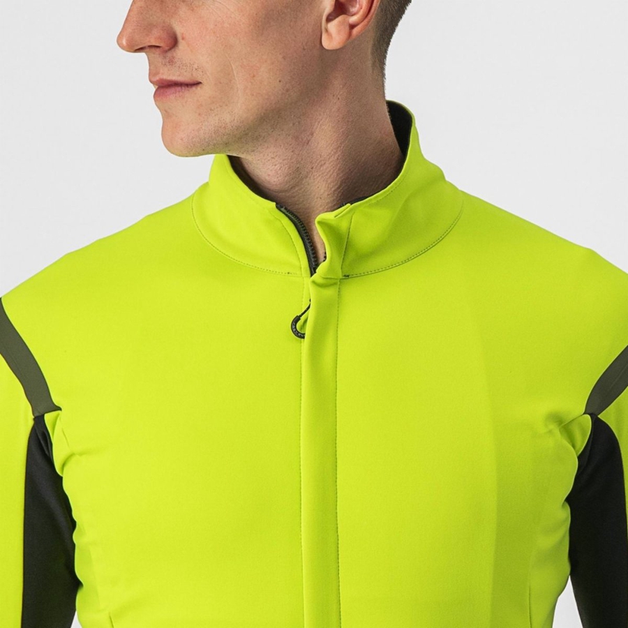 Vestes Castelli GABBA RoS 2 Homme Vert Clair Grise Foncé | RDTJM-1634