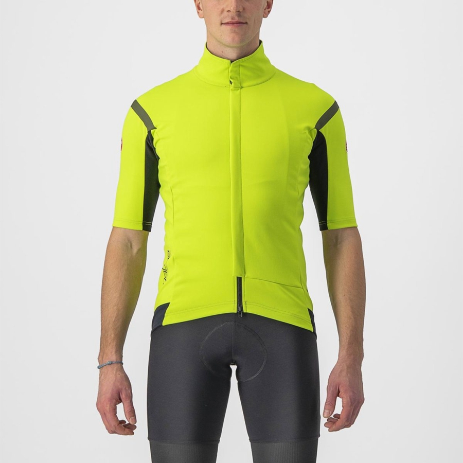 Vestes Castelli GABBA RoS 2 Homme Vert Clair Grise Foncé | RDTJM-1634