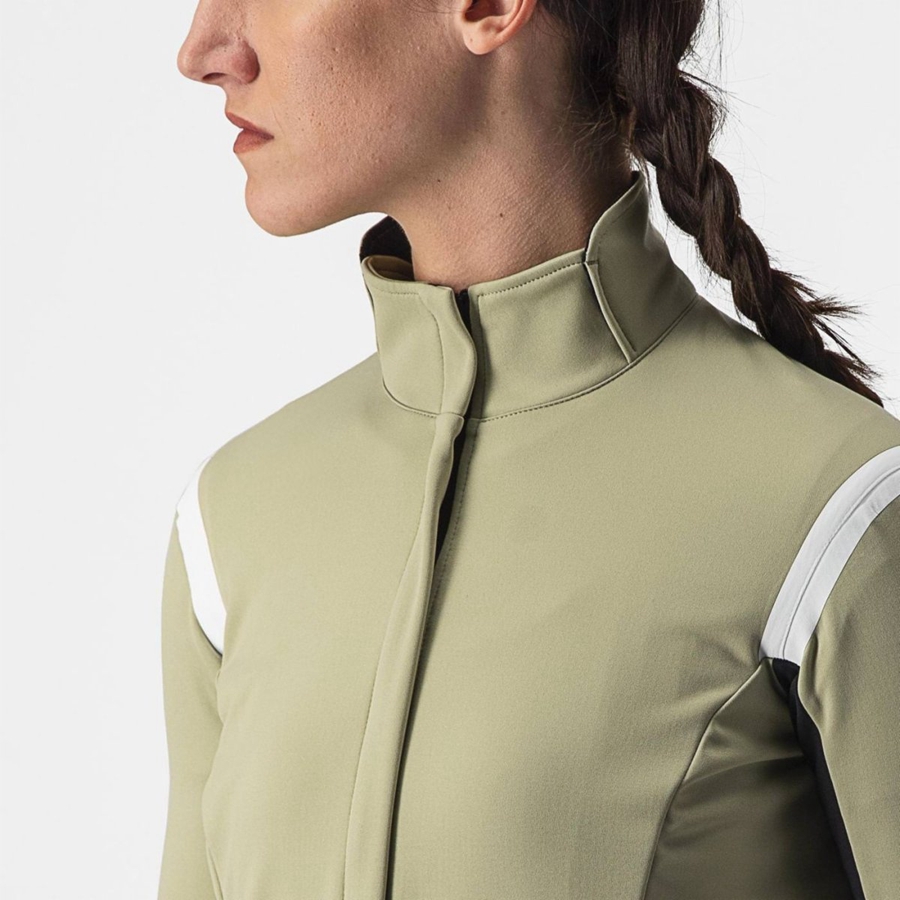 Vestes Castelli GABBA RoS 2 W Femme Vert | JSONM-7241