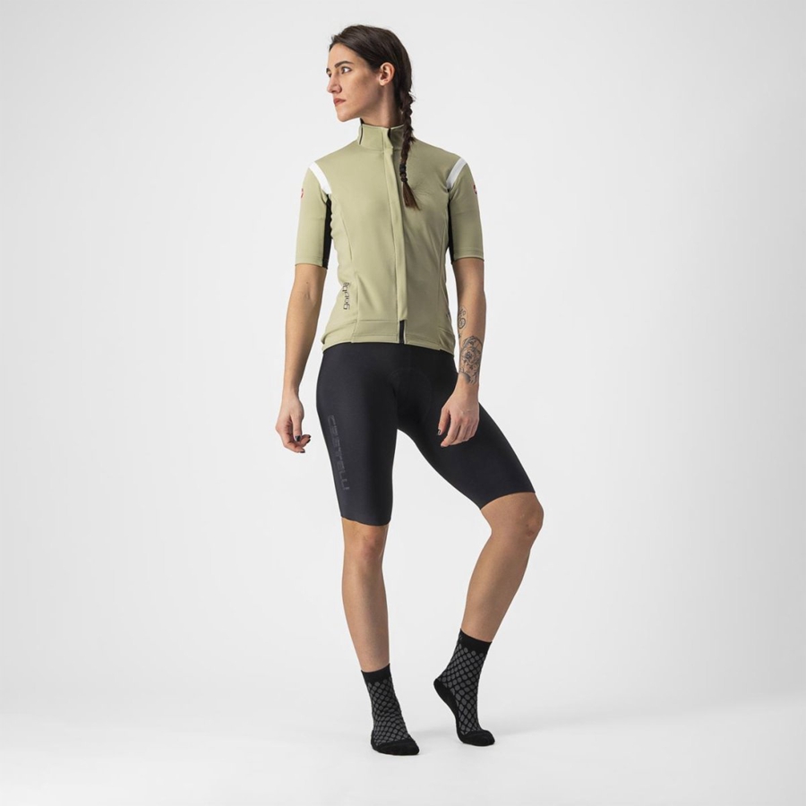 Vestes Castelli GABBA RoS 2 W Femme Vert | JSONM-7241