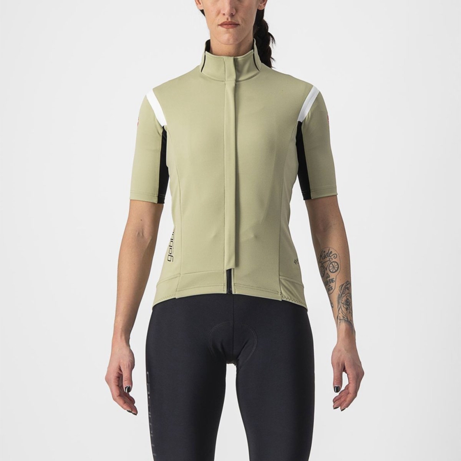 Vestes Castelli GABBA RoS 2 W Femme Vert | JSONM-7241