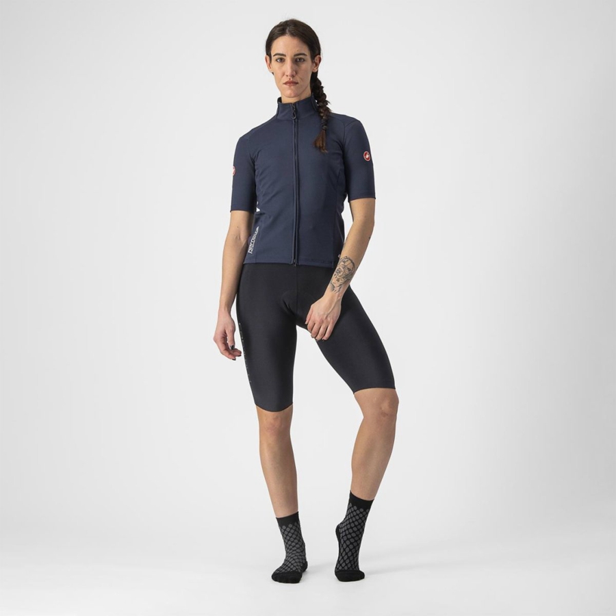 Vestes Castelli PERFETTO RoS 2W WIND Femme Bleu | BEAKJ-1068