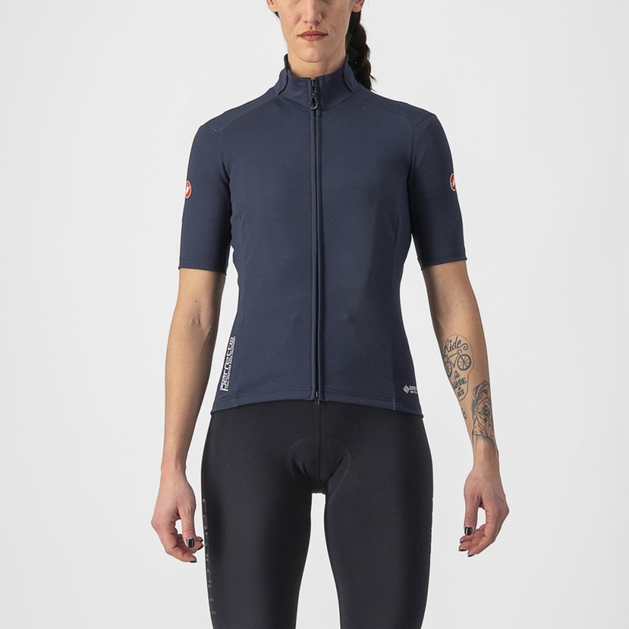 Vestes Castelli PERFETTO RoS 2W WIND Femme Bleu | BEAKJ-1068