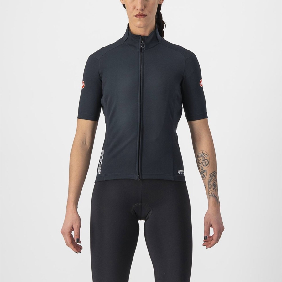 Vestes Castelli PERFETTO RoS 2W WIND Femme Noir | JWEKM-7341